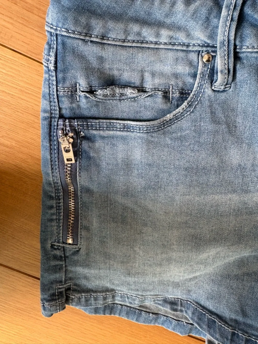 Denim Bebe Romper - Picture 4 of 5